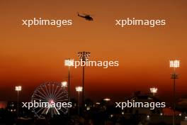Circuit atmosphere - helicopter at sunset. 29.02.2024. Formula 1 World Championship, Rd 1, Bahrain Grand Prix, Sakhir, Bahrain, Practice Day
