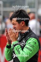 Zhou Guanyu (CHN) Sauber in parc ferme. 21.04.2024. Formula 1 World Championship, Rd 5, Chinese Grand Prix, Shanghai, China, Race Day.