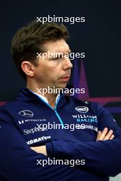 James Vowles (GBR) Williams Racing Team Principal in the FIA Press Conference. 05.04.2024. Formula 1 World Championship, Rd 4, Japanese Grand Prix, Suzuka, Japan, Practice Day.