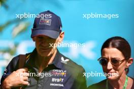 L to R): Adrian Newey (GBR) Red Bull Racing Chief Technical Officer with his wife Amanda Newey (GBR). 03.05.2024. Formula 1 World Championship, Rd 6, Miami Grand Prix, Miami, Florida, USA, Sprint Qualifying Day.