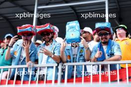 Circuit atmosphere - Ferrari fans. 05.05.2024. Formula 1 World Championship, Rd 6, Miami Grand Prix, Miami, Florida, USA, Race Day.
