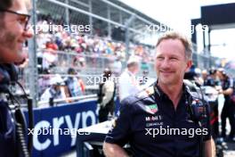 Christian Horner (GBR) Red Bull Racing Team Principal on the grid. 04.05.2024. Formula 1 World Championship, Rd 6, Miami Grand Prix, Miami, Florida, USA, Sprint and Qualifying Day.