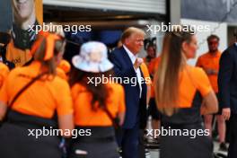 Donald Trump (USA) Politician and Businesman with McLaren team. 05.05.2024. Formula 1 World Championship, Rd 6, Miami Grand Prix, Miami, Florida, USA, Race Day.