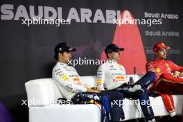 Max Verstappen (NLD) Red Bull Racing in the post race FIA Press Conference. 09.03.2024. Formula 1 World Championship, Rd 2, Saudi Arabian Grand Prix, Jeddah, Saudi Arabia, Race Day.