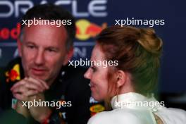 Geri Horner (GBR) Singer with her husband Christian Horner (GBR) Red Bull Racing Team Principal. 09.03.2024. Formula 1 World Championship, Rd 2, Saudi Arabian Grand Prix, Jeddah, Saudi Arabia, Race Day.