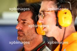 Mark Webber (AUS) Channel 4 Presenter / Driver Manager. 23.02.2024. Formula 1 Testing, Sakhir, Bahrain, Day Three.