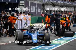Franco Colapinto (ARG) MP Motorsport makes a pit stop. 24.03.2024. FIA Formula 2 Championship, Rd 3, Feature Race, Melbourne, Australia, Sunday.