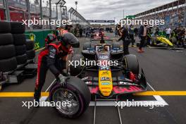 Isack Hadjar (FRA) Campos Racing on the grid. 24.03.2024. FIA Formula 2 Championship, Rd 3, Feature Race, Melbourne, Australia, Sunday.
