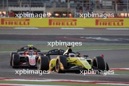 Kush Maini (IND) Invicta Racing. 01.03.2024. FIA Formula 2 Championship, Rd 1, Sprint Race, Sakhir, Bahrain, Friday.
