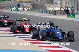 Luke Browning (GBR) Hitech Pulse-Eight. 02.03.2024. FIA Formula 3 Championship, Rd 1, Feature Race, Sakhir, Bahrain, Saturday.