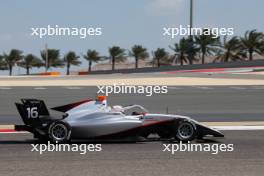 Cian Shields (GBR) Hitech Pulse-Eight. 29.02.2024. FIA Formula 3 Championship, Rd 1, Sakhir, Bahrain, Thursday.