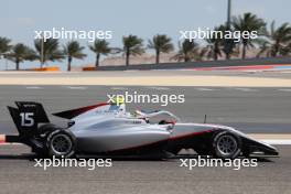 Martinius Stenshorne (NOR) Hitech Pulse-Eight. 29.02.2024. FIA Formula 3 Championship, Rd 1, Sakhir, Bahrain, Thursday.