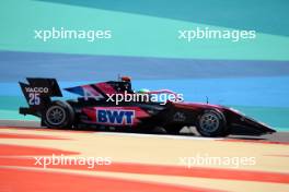 Nikola Tsolov (BGR) ART Grand Prix. 29.02.2024. FIA Formula 3 Championship, Rd 1, Sakhir, Bahrain, Thursday.