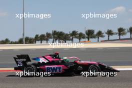 Nikola Tsolov (BGR) ART Grand Prix. 29.02.2024. FIA Formula 3 Championship, Rd 1, Sakhir, Bahrain, Thursday.