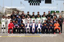 Class of 2024 F3 drivers' group photograph. 28.02.2024. FIA Formula 3 Championship, Rd 1, Sakhir, Bahrain, Wednesday.