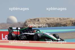 Matias Zagazeta (PER) Jenzer Motorsport. 29.02.2024. FIA Formula 3 Championship, Rd 1, Sakhir, Bahrain, Thursday.