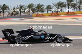 Joseph Loake (GBR) Rodin Motorsport. 29.02.2024. FIA Formula 3 Championship, Rd 1, Sakhir, Bahrain, Thursday.