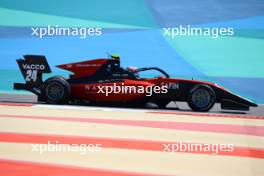 Laurens van Hoepen (NLD) ART Grand Prix. 29.02.2024. FIA Formula 3 Championship, Rd 1, Sakhir, Bahrain, Thursday.
