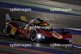 Antonio Fuoco (ITA) / Miguel Molina (ESP) / Nicklas Nielsen (DEN) #50 Ferrari AF Corse, Ferrari 499P. 26-27.02.2024. FIA World Endurance Championship, Official Prologue, Doha, Qatar.