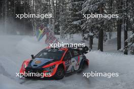 4, Esapekka Lappi, Janne Ferm, Hyundai Shell Mobis World Rally Team, Hyundai i20 N Rally1 HYBRID.   15-18.02.2024. FIA World Rally Championship, Rd 2, Rally Sweden, Umea, Sweden.
