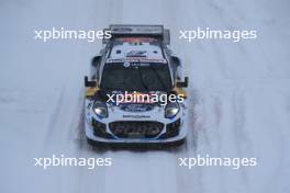 16, Adrien Fourmaux, Alexandre Coria,  M-Sport Ford WRT, Ford Puma Rally1.  15-18.02.2024. FIA World Rally Championship, Rd 2, Rally Sweden, Umea, Sweden.