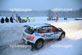 71, Peter Rullo, Ben Searcy, Skoda Fabia Evo, Rally2.   15-18.02.2024. FIA World Rally Championship, Rd 2, Rally Sweden, Umea, Sweden.