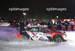 8, Ott Tanak, Martin Jarveoja, Hyundai Shell Mobis WRT, Hyundai i20 N Rally1.  15-18.02.2024. FIA World Rally Championship, Rd 2, Rally Sweden, Umea, Sweden.